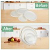 Beitiny Paper Plate Dispenser, Acrylic Plastic Plate Holders, 7-12 Inch