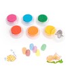 TRENDHAUS 957047 Finger Stamp Colours 6 Tower - Skin-friendly and