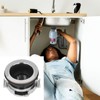 114mm Garbage Disposal Sink Flange Kit with Splash Guard Stainless
