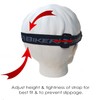 Bikershades Motorcycle Goggles Sunglasses Mirrored Blue Lens Black Strap Foam