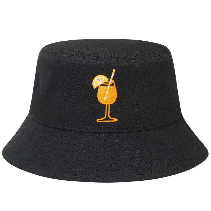 RF&cm Aperol Spritz Embroidered Hat, Cute Bucket Hat, Aperol Gift,