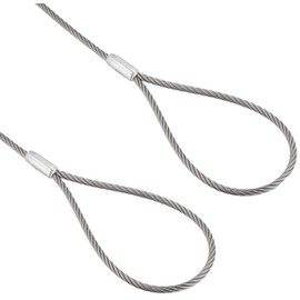 OH Kogyo OLW6-15 Locking Stop Wire Rope Sling 0.24 in x 4.9 ft (6 mm x 1.5 m)