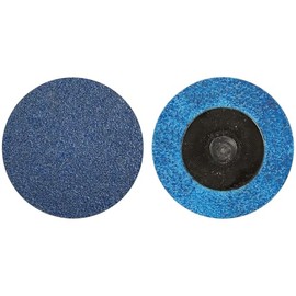 Norton 66261121049 2” BlueFire R884P TR (Type III) Quick-Change Cloth Discs, 80 Grit, Zirconia Alumina, 25 pack