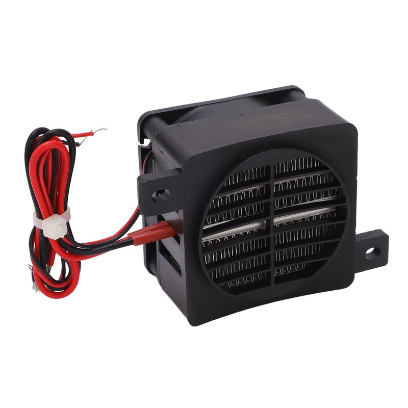 PTC Fan Heater DC12V 50W Constant Temp Heating Insulated Mini