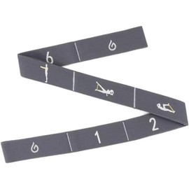 Banda De Estiramiento YogaElastica, Bandas de Resistencia, Correa Elástica Correa de Bucle Múltiple, Bandas Elasticas demultibucle para fisioterapia, pilates, yoga, ejercicio de danza y gimnasia Gris