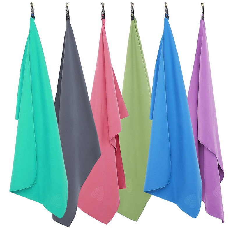The Little Bodhi Microfibre Towel Purple 100cm x 50cm