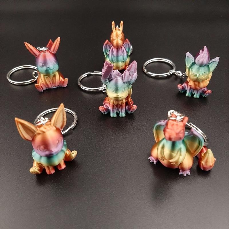Poké Pal Keychains:_Eevee (Shiny)
