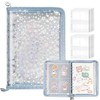 Gosyobs Sealing Notebook, Large, A5 Star Pattern, Clear, 1 Main