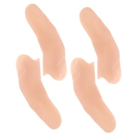 Totority 4pcs Fake Finger Sleeves Magician Prop Compact Comfortable Non Slip Trick Tool for Gaming and Stage Performance Enhancing Magician Skills