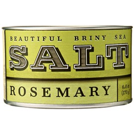 BEAUTIFUL BRINY SEA Rosemary Sea Salt, 4 OZ