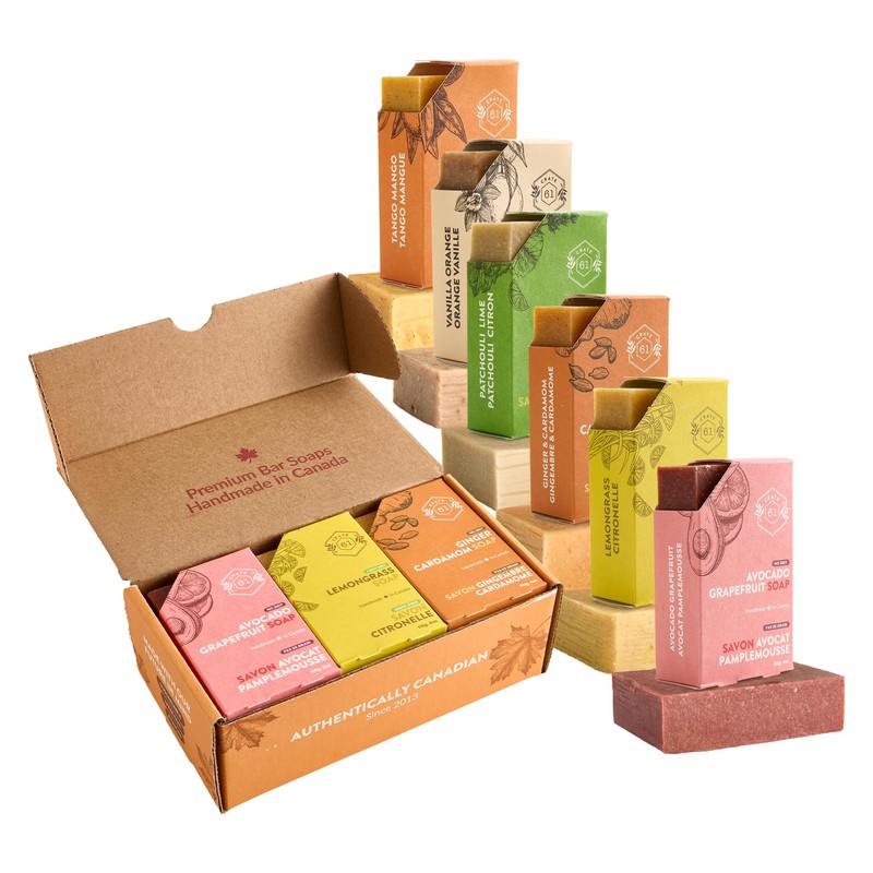 Crate 61 Organics, Handmade in Canada, Plant Based Cold Process