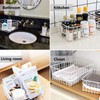 LISHINE 4 Pack Deep Freezer Organizer Bins Stackable Wire Basket