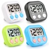 VFANDV Egg Timer Digital Pack of 4 Magnetic Stopwatch Kitchen