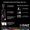 SIGNZ Schnellhefter DIN A4, stabil, 11 Farben, transparenter Deckel, CO2-neutral