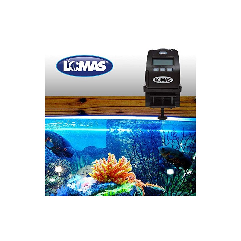 Fancy Pets Lomas Alimentador Automático para Peces Programable con Pantalla