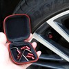 Dsycar Locking Valve Stem Caps Red (8 Pack), Anti Theft