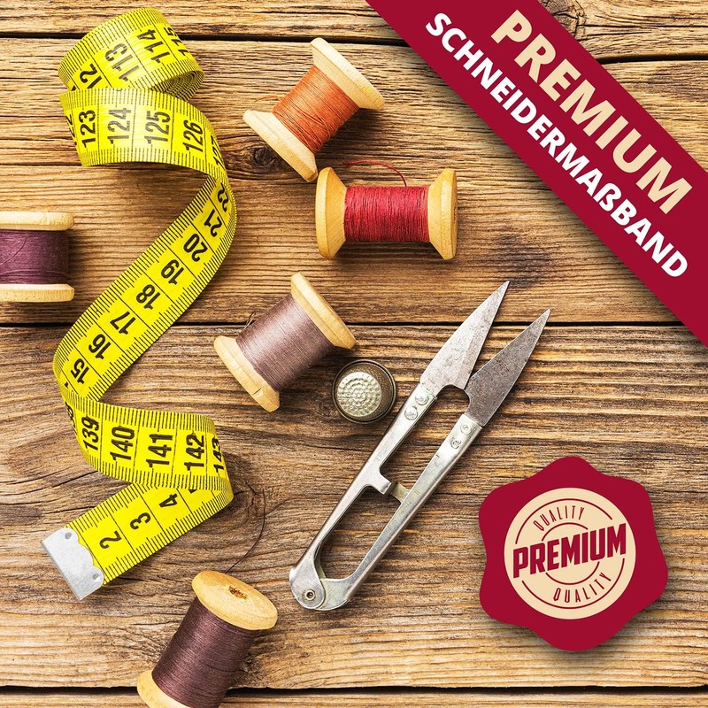 MaßHeld 2-in-1 Tape Measure | CM + INCH, 150 cm,
