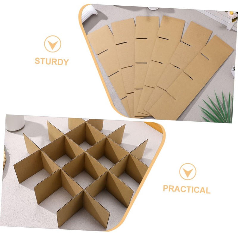 DIYEAH Pack of 18 Dividers for Shipping Boxes Packaging Plate