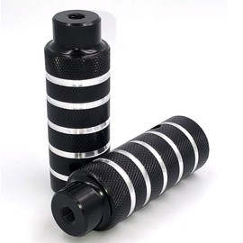 World Imp Motor 2 Piece Set Aluminum Alloy Gear Guard Mountain Bike Custom Parts for Bicycles 0.1 inch (3 mm) Thick Hub Steps (Black)