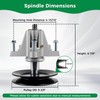 wyevee 618-09236 Spindle Assembly Compatible with Cub-Cad et 54" Deck