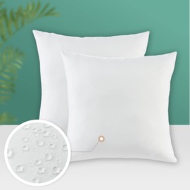 Codi 18x18 Outdoor Pillow Inserts Set of 2, Throw Pillows Waterproof for Patio Furniture
