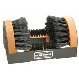 Boot Brush with Scraper, Black
