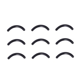 FOMIYES Professional Eyelash Curler Rubber Pad 100pcs Black Refill Pads for Women's Makeup Tool