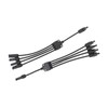 One Pair Solar Panel Adapter Y Branch 1 to 4