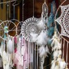 JIHUOO 10 Pcs 8cm Silver Metal Hoops Wreath Hanging Rings