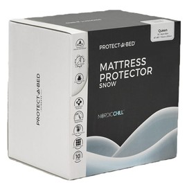 Protect-A-Bed, Snow Mattress Protector, Featuring Nordic Chill Fiber, Waterproof, 5-Sided, Twin-XL