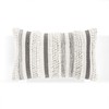 Lush Decor Bria Stripe Decorative Pillow Single Cover, 13" x