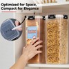 AOZITA Bread Box with Airtight Lid, Fresh Bread Storage Container,