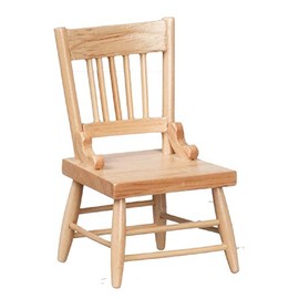 Melody Jane Dolls House Miniature Furniture Kitchen Dining Room Wooden Oak Chair