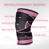Knee Brace 2 Pack Knee Support for Men Women Elastic