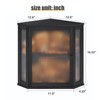 Furshus Corner Bread Box for Kitchen Countertop,Bread Storage for Homemade