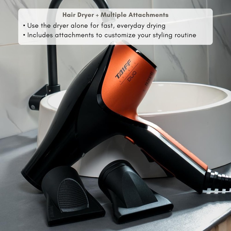 Taiff Unique Duo Professional Hair Dryer – 127V | 1875W
