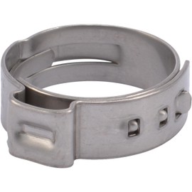 SharkBite 3/4 Inch Clamp Ring, Stainless Steel Plumbing Fitting, PEX Pipe, PE-RT, UC955A