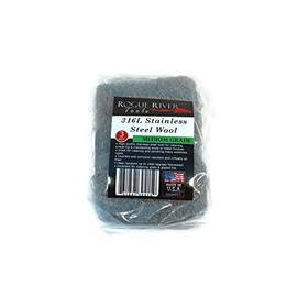Rogue River Tools (3 Pack) 316L Medium Food Grade Stainless Steel Wool Pads