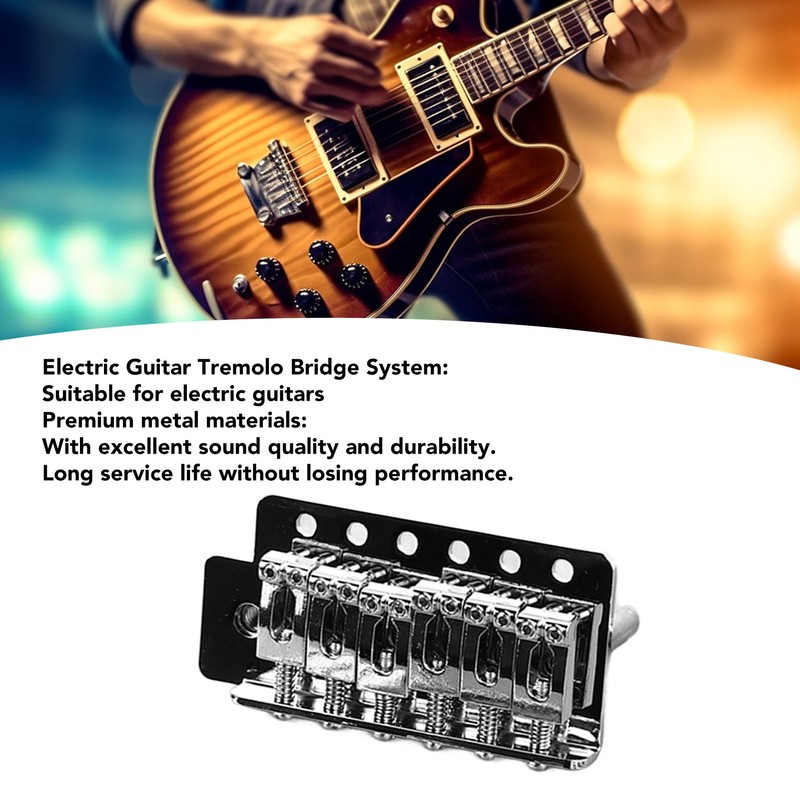 Electric Guitar Tremolo Bridge System Metal Professional Guitar Bridge System