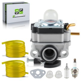 partszen 75306258A Carburetor for Homelite UT33650 UT33650B Cub Cadet CC148 Ryobi RBC430SBSB Craftsman MTD 316.794011 316.711970 Troy-Bilt TB146EC TB575EC TB516EC with Tune Up Kit