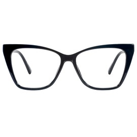 WEMOOTANTS Women's 1.25 Reading Glasses Oversized Cat Eye Readers 125 Black Reader Glasses 1.0 1.25+ 1.5 1.75 2.0 2.25 2.5 2.75 3.0 3.5 4.0