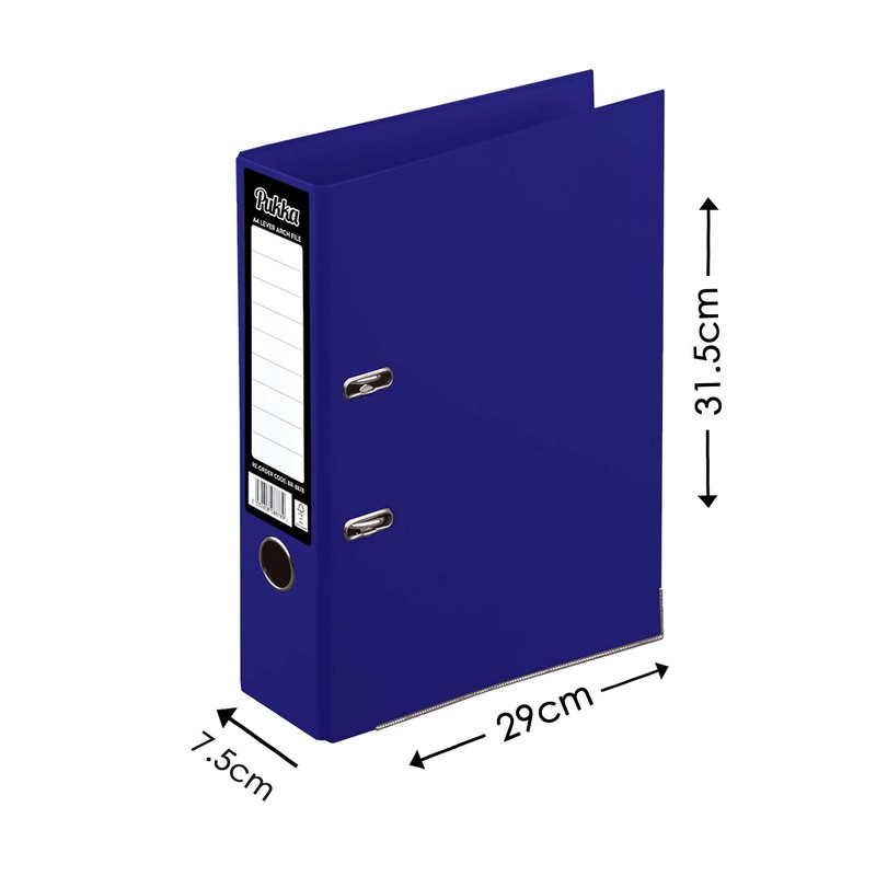 ED Pukka A4 Glossy 2-Ring Lever Arch Files School Work