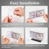NiHome Double-Sided Clear Acrylic Dollar Bill Frame for Home, Office,