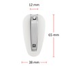 ZWILLING Premium White 65mm Stainless Steel Nail Clippers with Collection