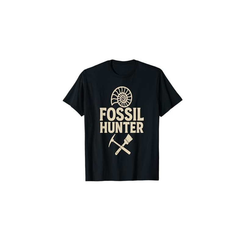 Fossil Hunter Paleontology Hobby Gift for Rock Collectors T-Shirt