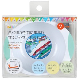 Skater WP2 Rice Bowl, Easy to Scoop, Children's Tableware, Plarail, 19, 4.9 x 3.9 x Height 2.0 inches (12.5 x 10 x 5.2 cm)