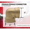 DOJA Barcelona 90° Brass Threaded Fitting 1 Inch 2 x