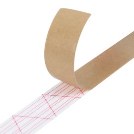 HOMEeasy 50-560 Roll of Double-Sided Acrylic Carpet Adhesive Strip-Tape, 1" x 164', Browns