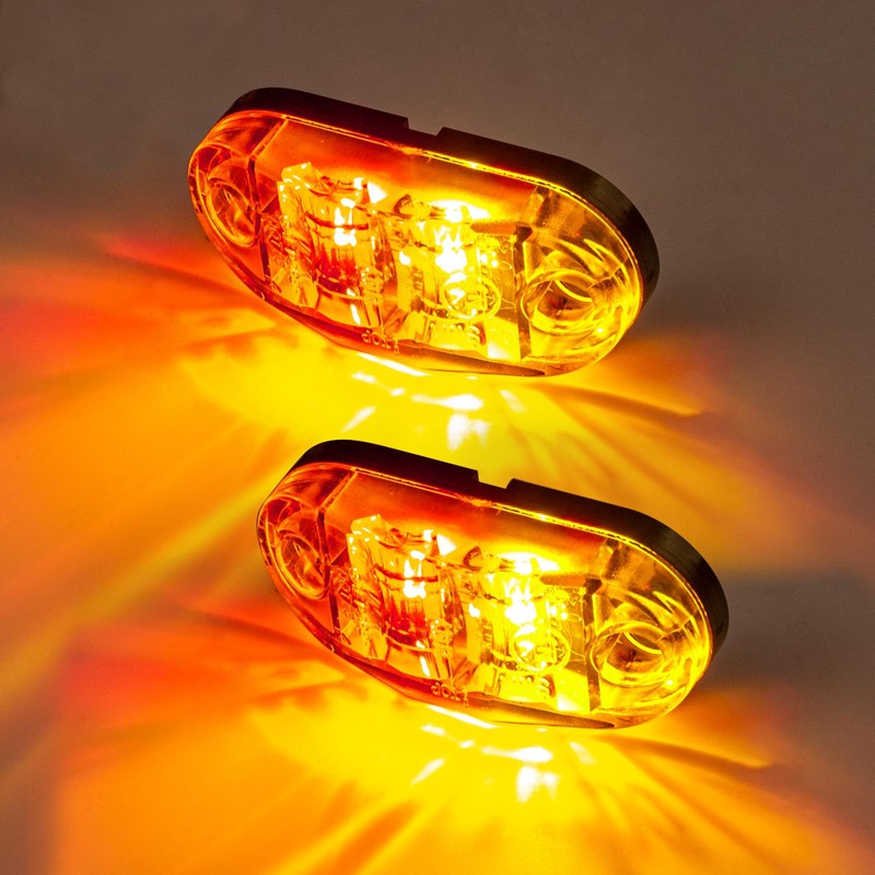 Krtopo 10 x Side Marker Lights 12 / 24 V