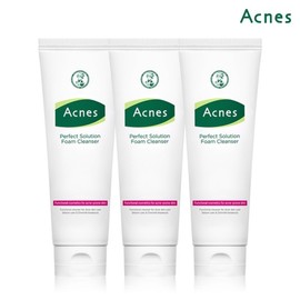 Acnes 퍼펙트 솔루션 폼클렌저 125ml x3개 Perfect Solution Foam Cleanser 125ml x3 packs